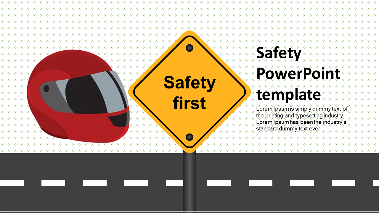 Road Safety Powerpoint Template Free Download